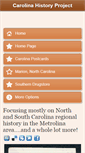 Mobile Screenshot of carolinahistoryproject.com