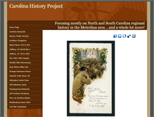 Tablet Screenshot of carolinahistoryproject.com